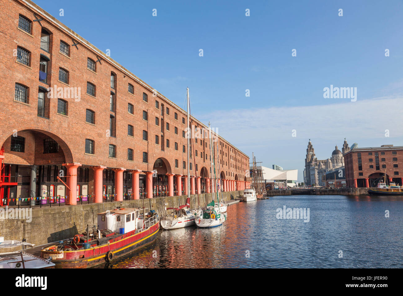 England, Merseyside, Liverpool, Albert Dock Stockfoto