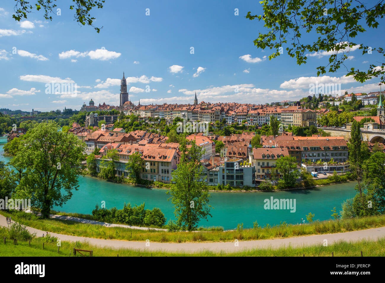 Schweiz, Bern, Kramgasse Straße, Altstadt Stockfoto