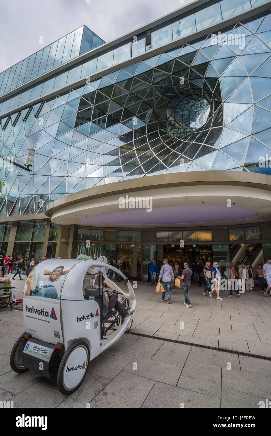 Deutschland, Stadt Frankfurt, MyZeil Shopping, Frankfurt Blue Hole Stockfoto