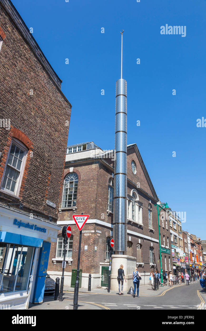 England, London, Tower Hamlets, Brick Lane, Brick Lane Moschee Stockfoto