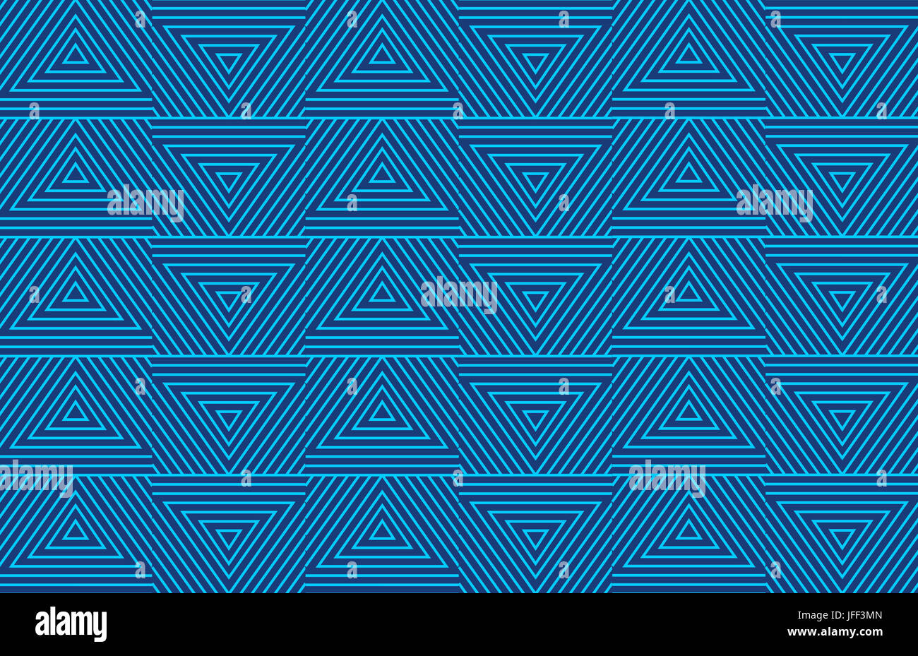 Dreieck blauer Hintergrund Stockfoto
