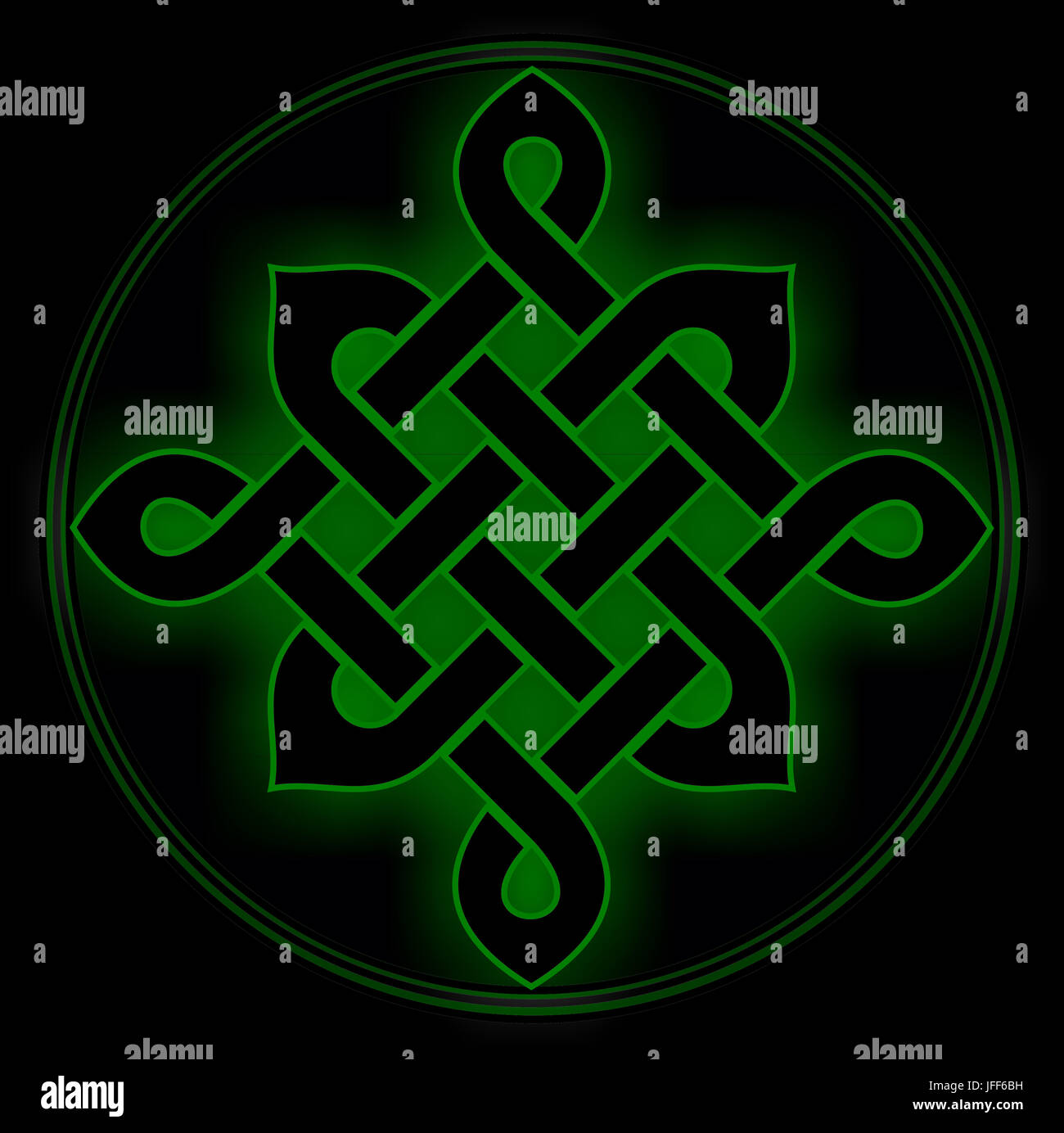 Keltischer Knoten Symbol Stockfoto