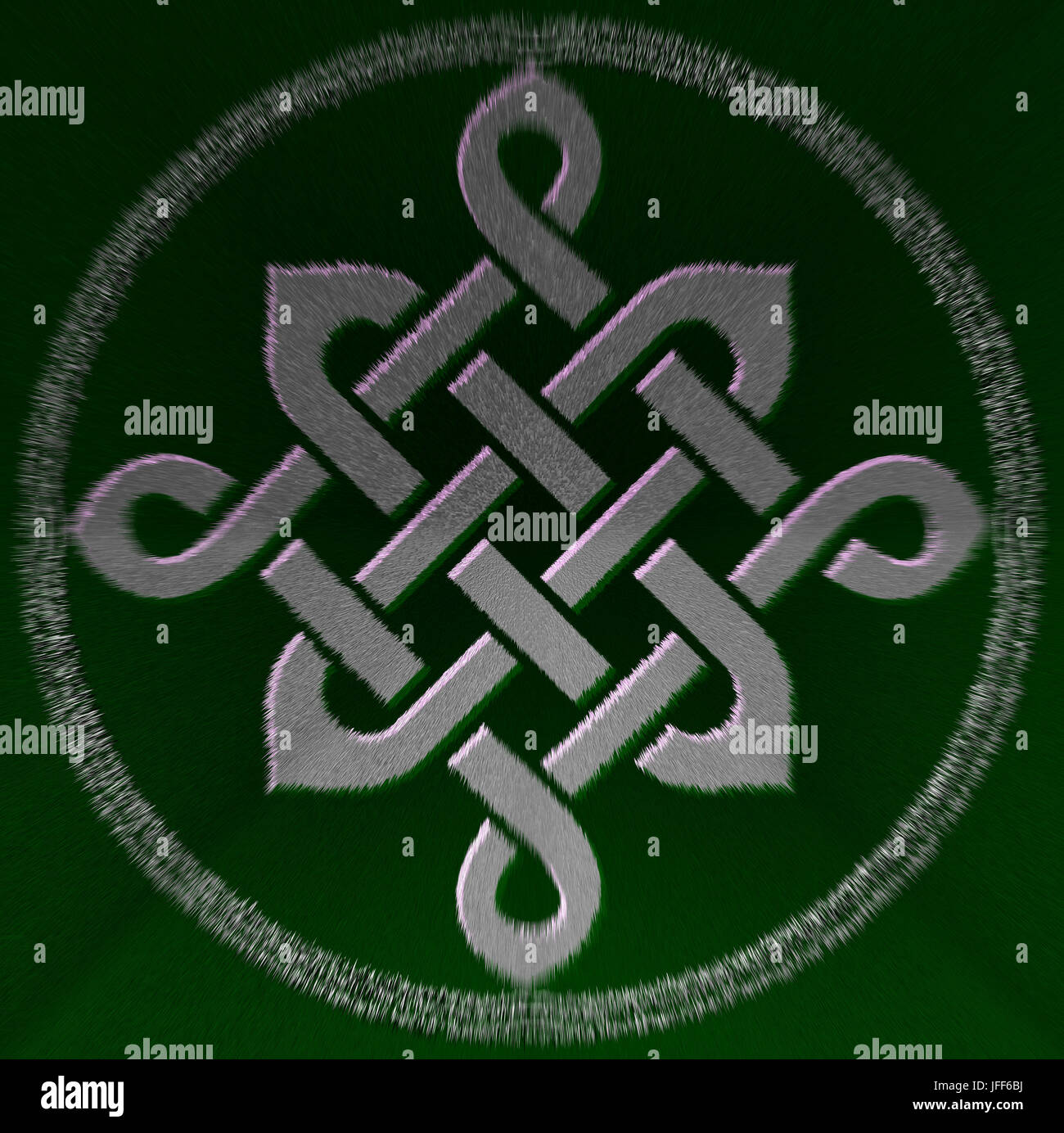 Keltischer Knoten Symbol Stockfoto