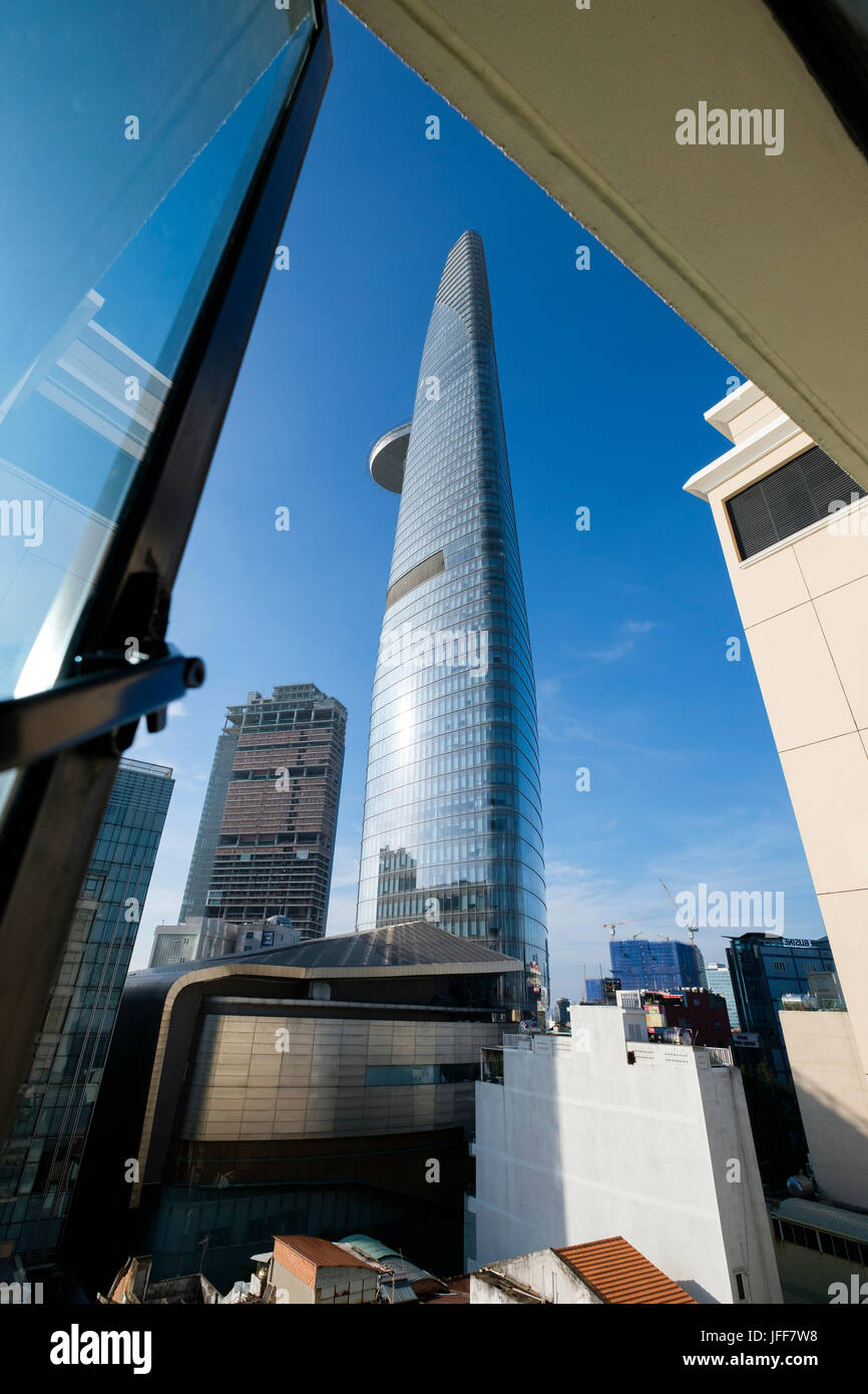 Bitexco Financial Tower in Ho Chi Minh City, Vietnam, Asien Stockfoto