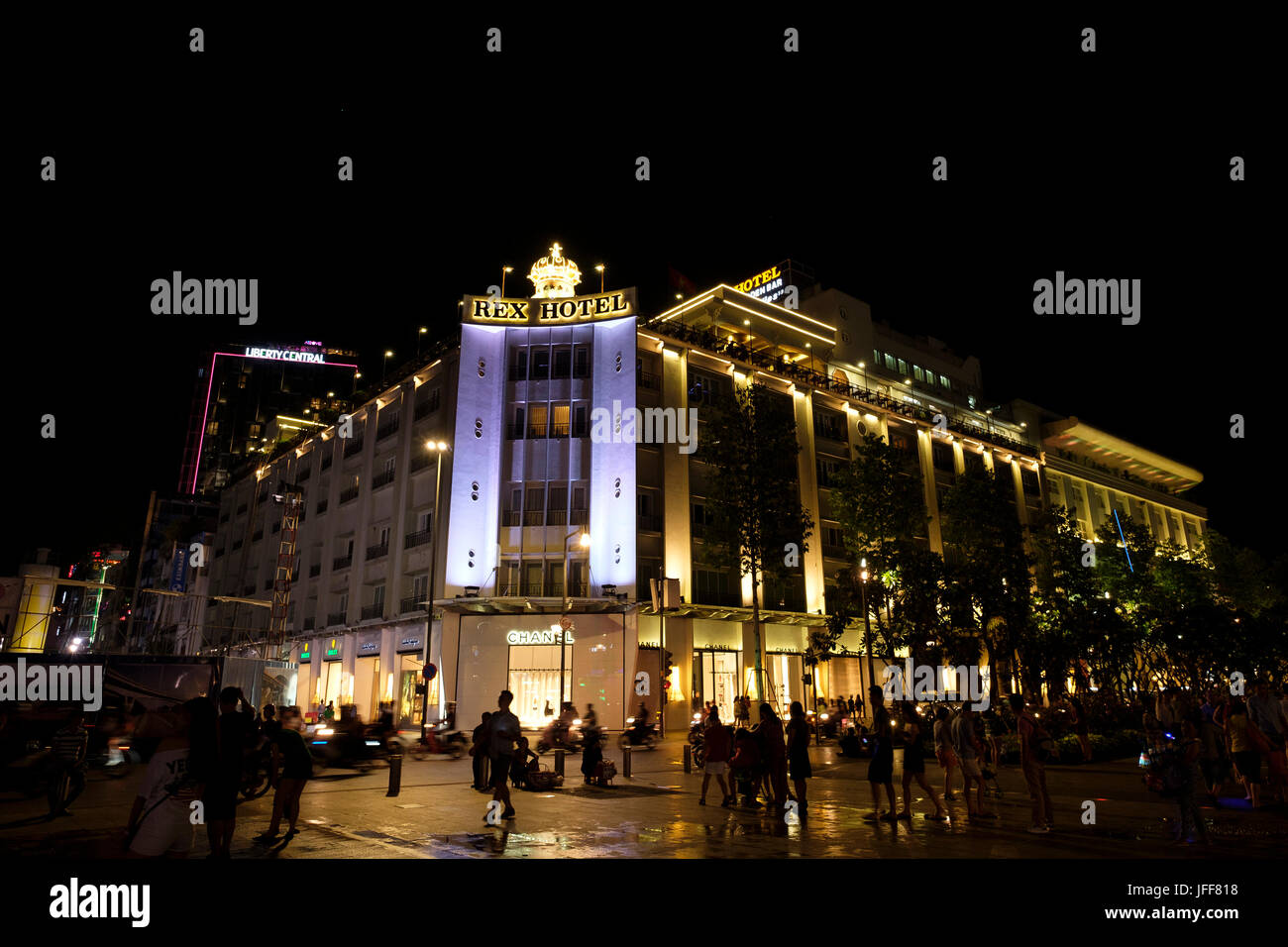 Rex Hotel Ho Chi Minh City, Vietnam, Asien Stockfoto