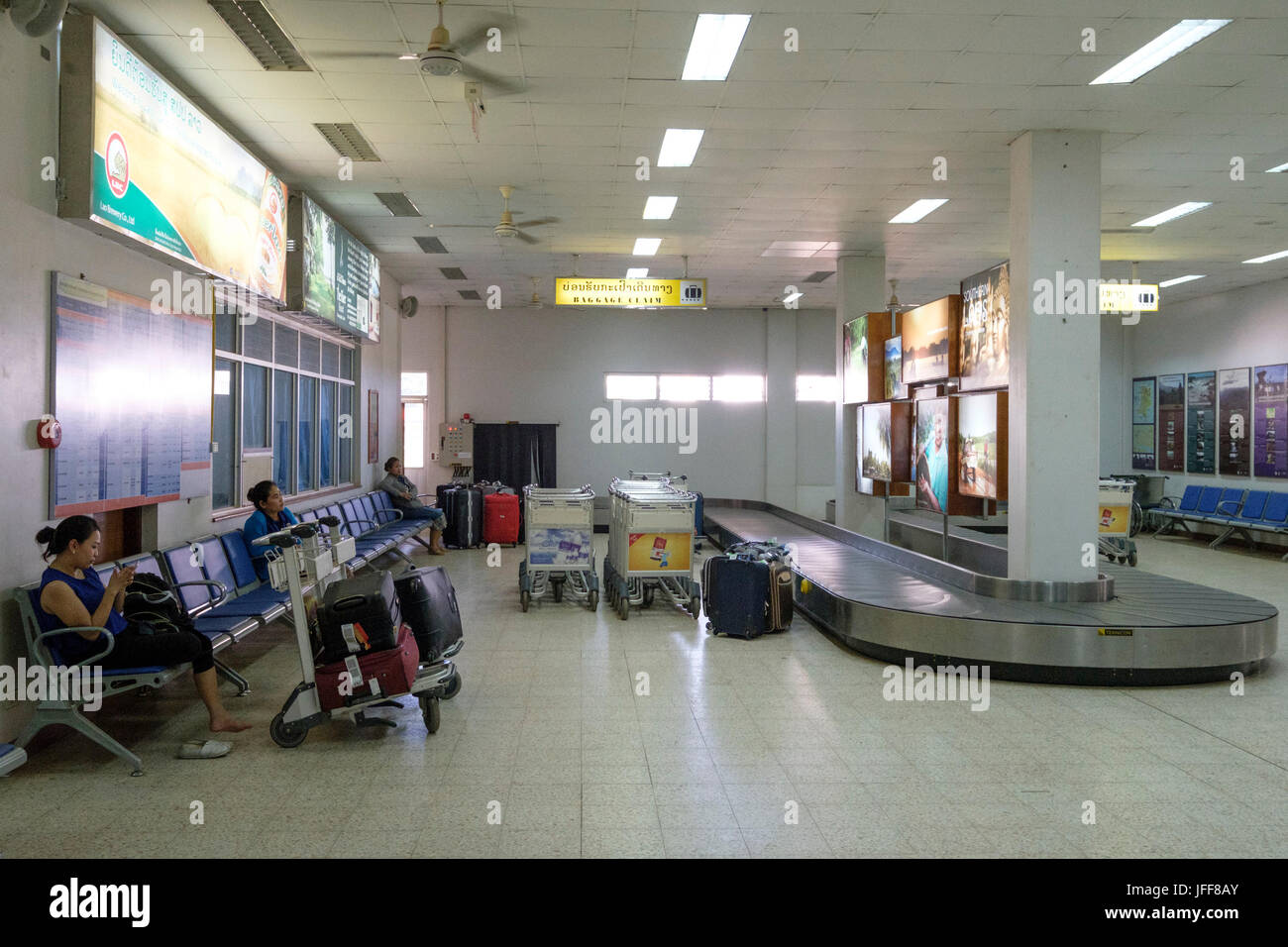 Der internationale Flughafen Pakse in Laos, Asien Stockfoto