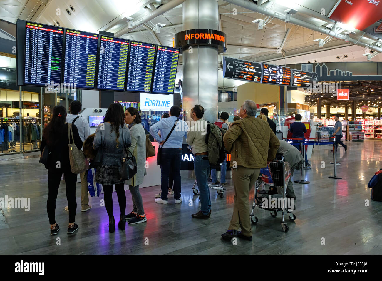 Flughafen Istanbul Atatürk Stockfoto