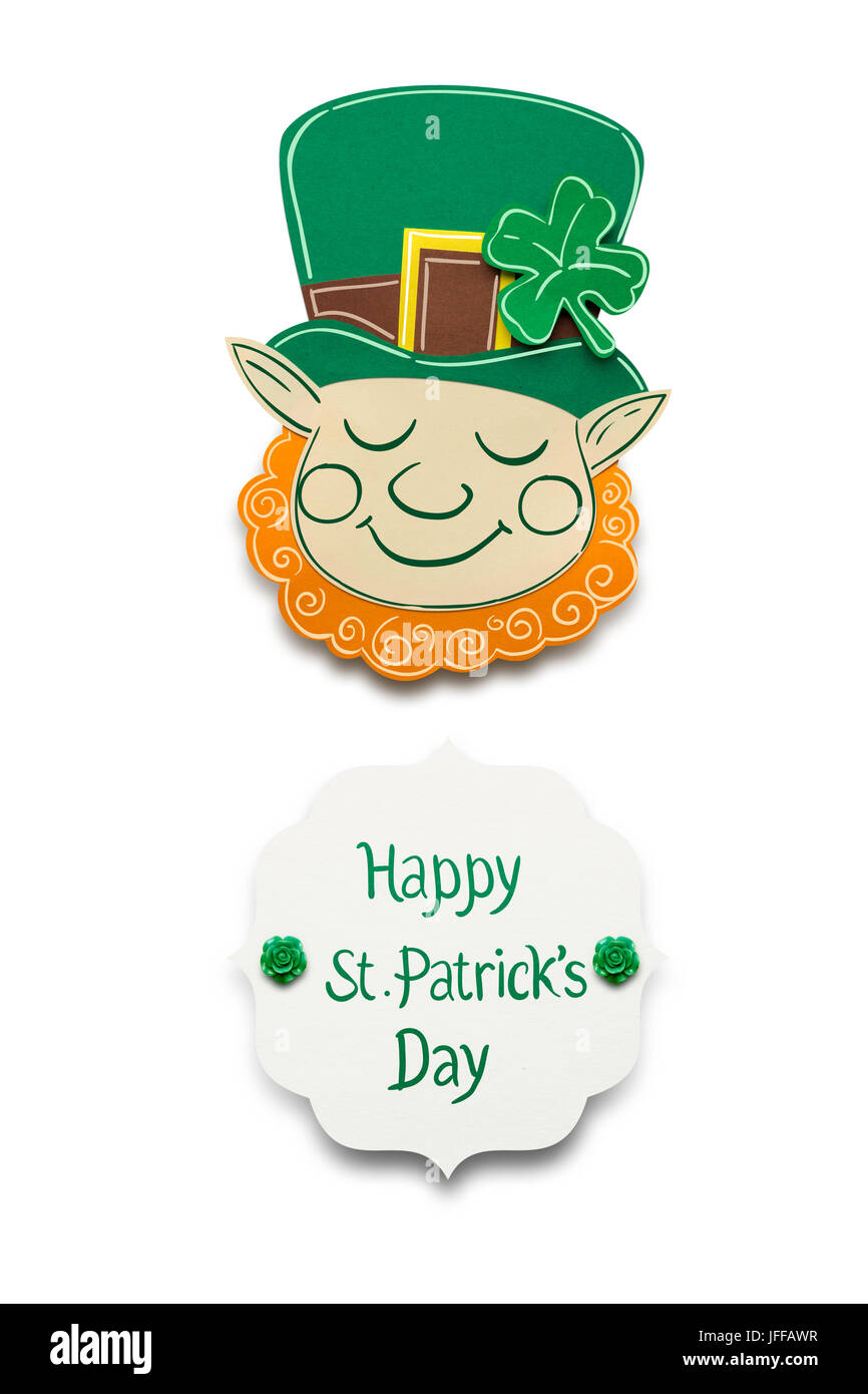 Happy St. Patricks Tag. Stockfoto