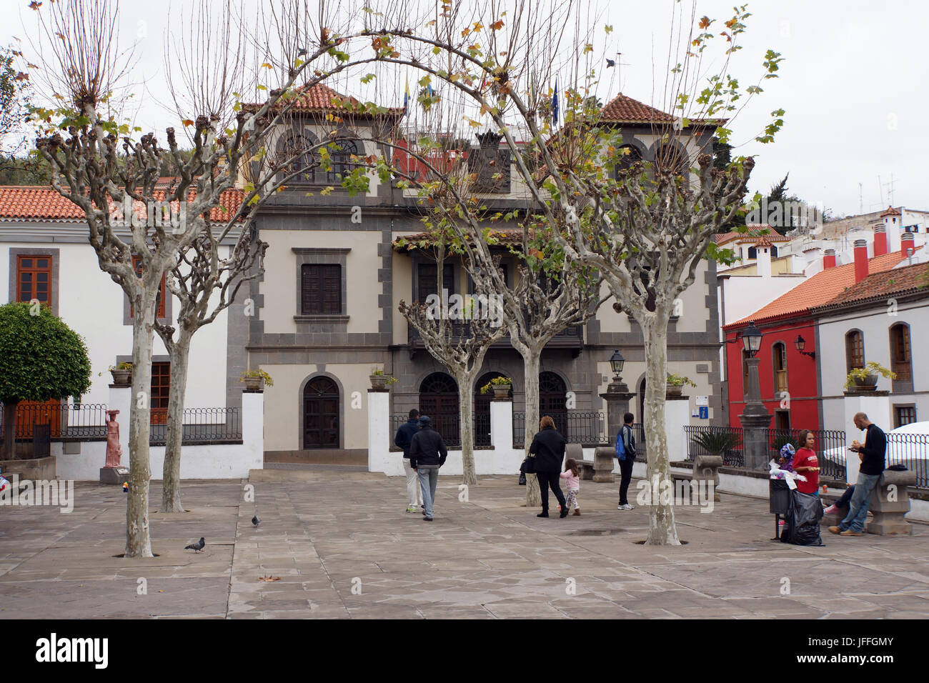 Casa Consistorial in Teror Stockfoto