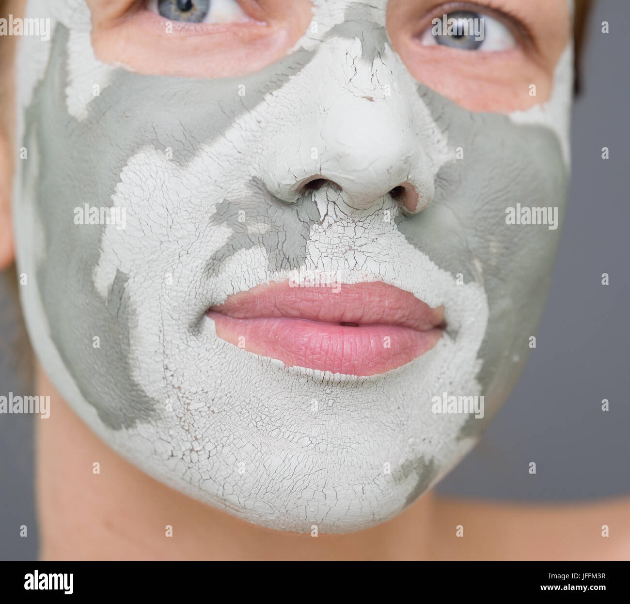 Clay Mask Stockfoto