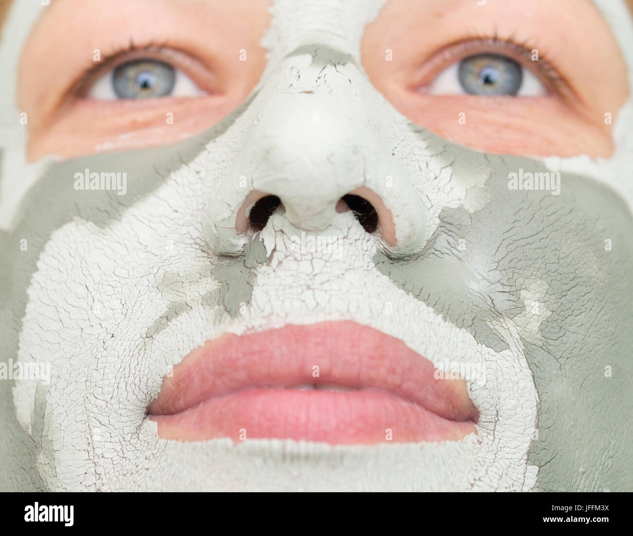 Clay Mask Stockfoto