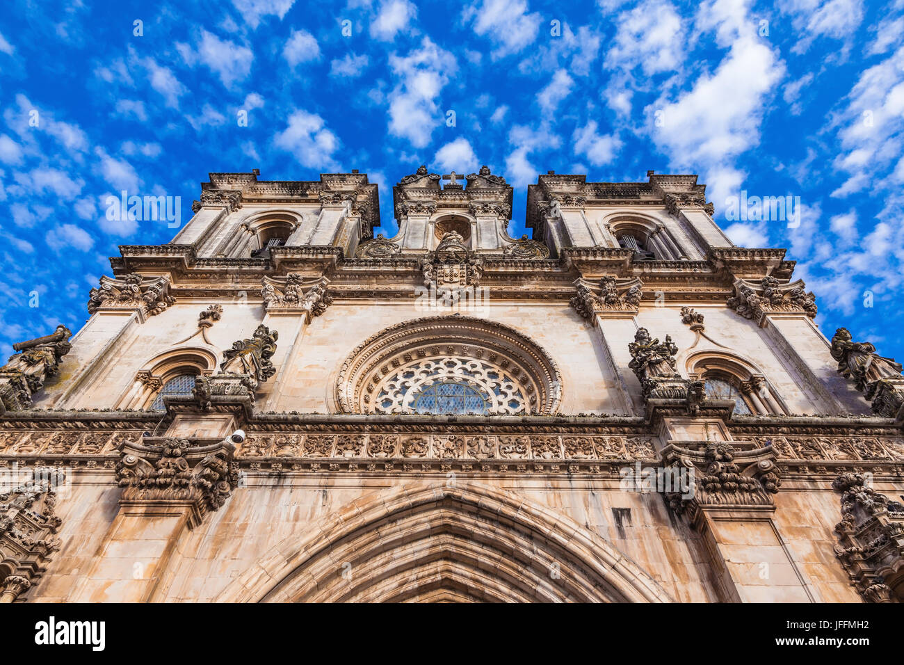 Uhr in der Kathedrale Stockfoto