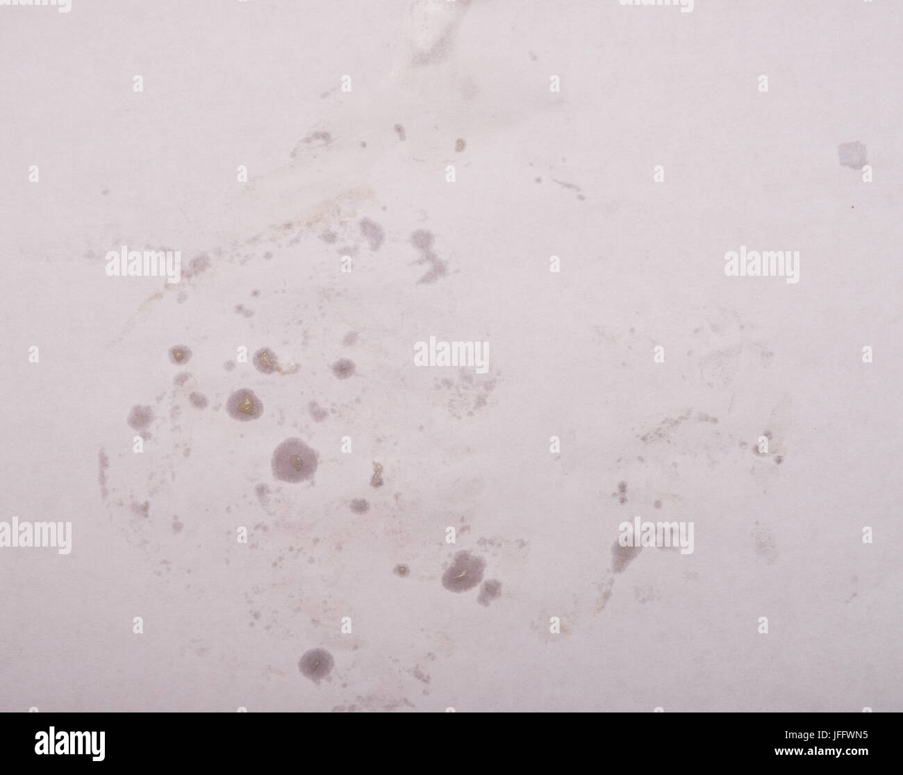 Verschmutztes Papier Stockfoto