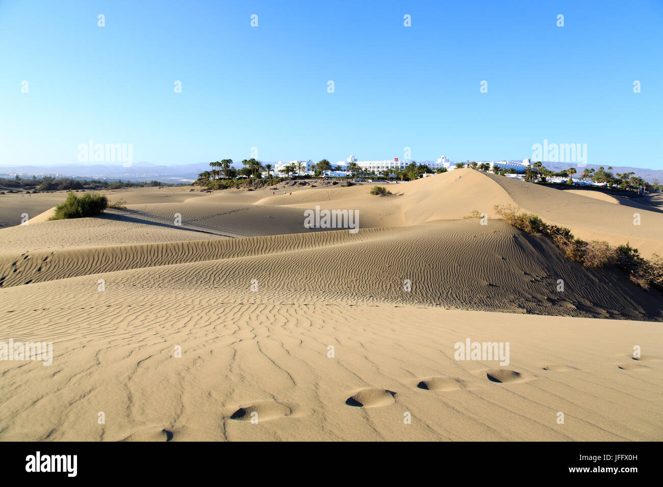 Dünen von Maspalomas Stockfoto