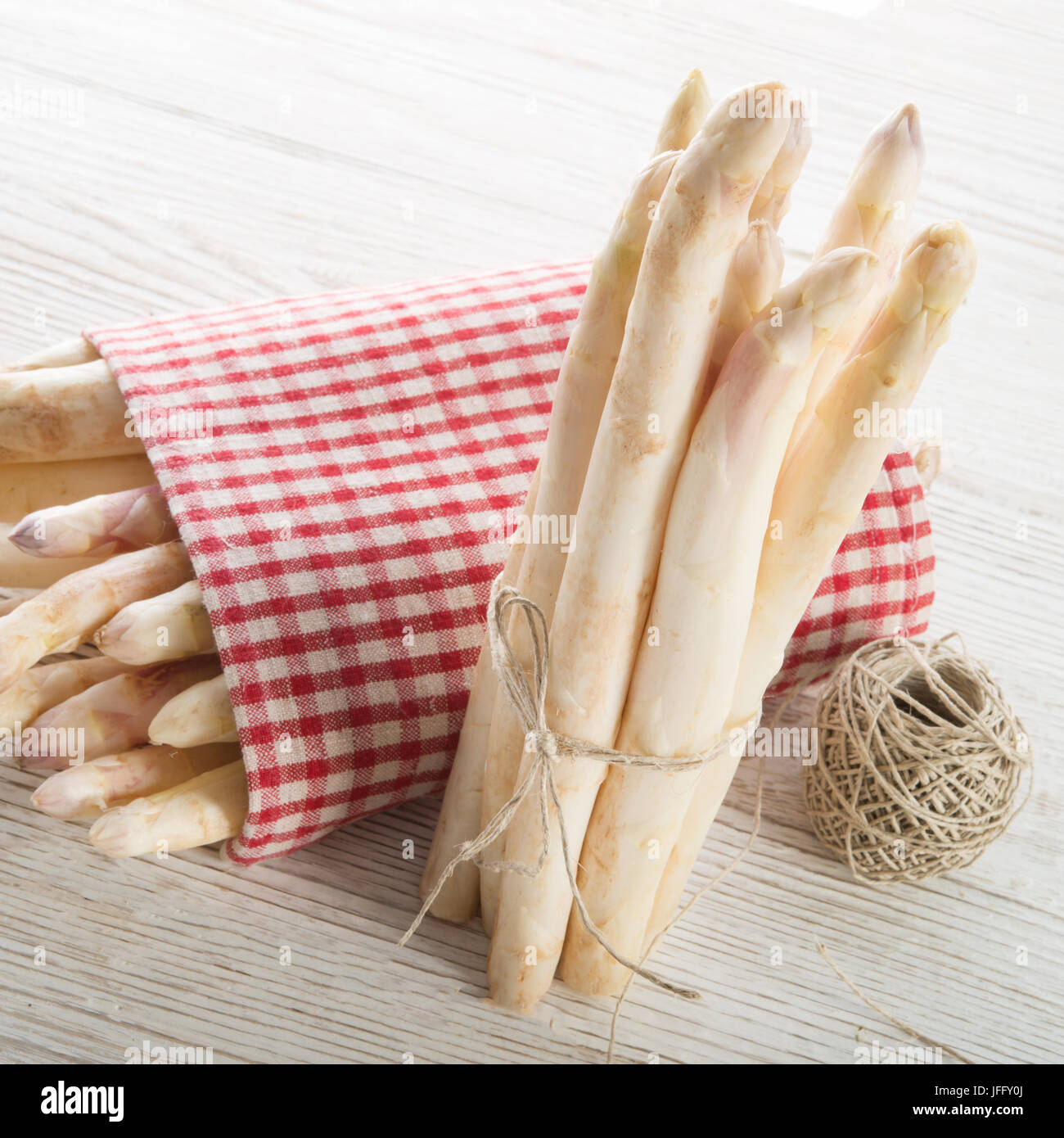 Spargel Zeit Stockfoto