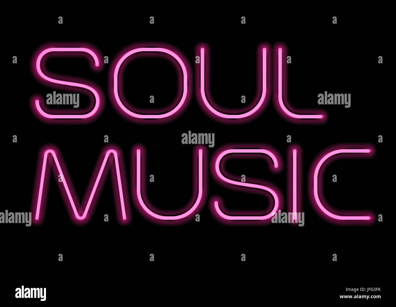 SOUL MUSIK Stockfoto