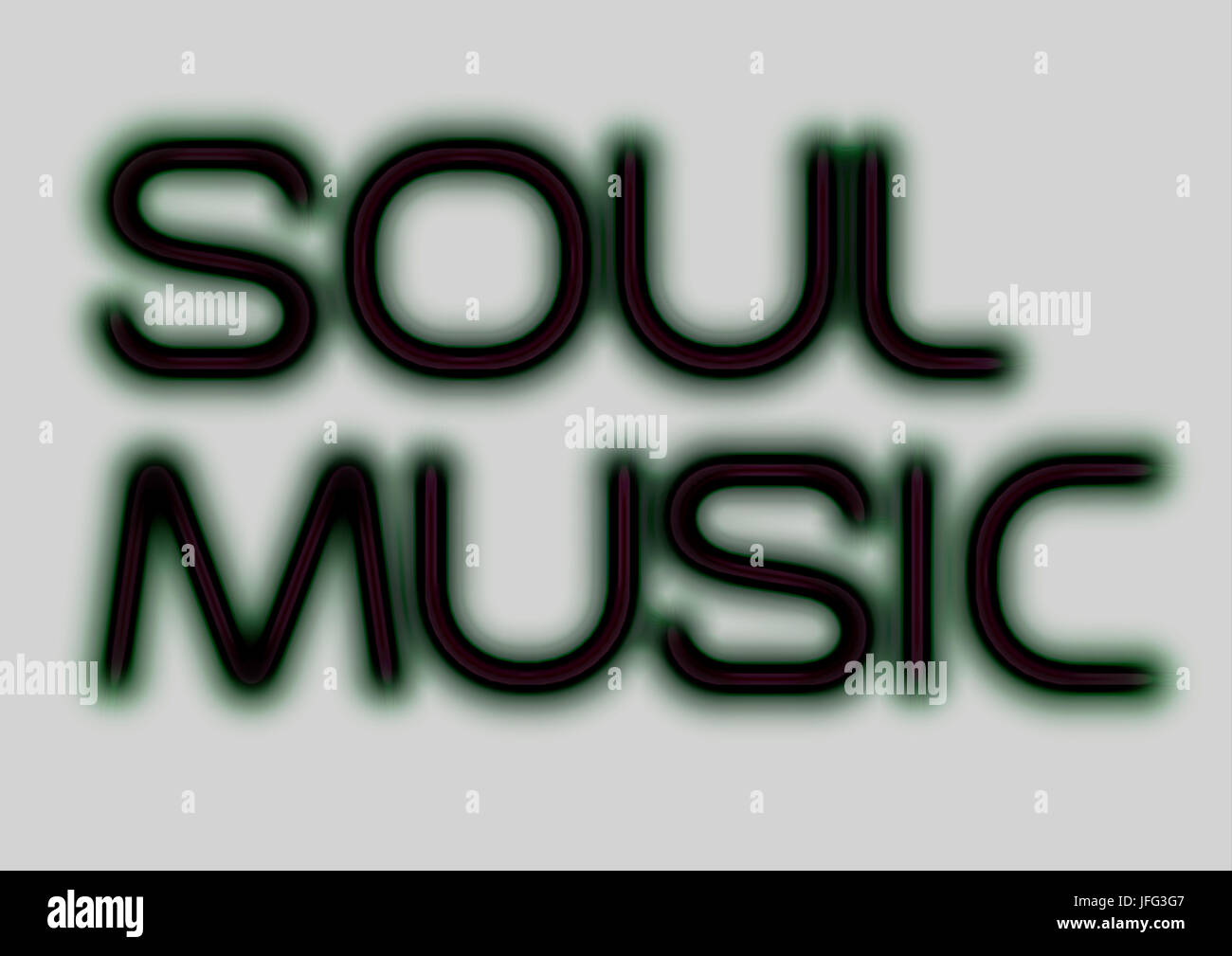 SOUL MUSIK Stockfoto