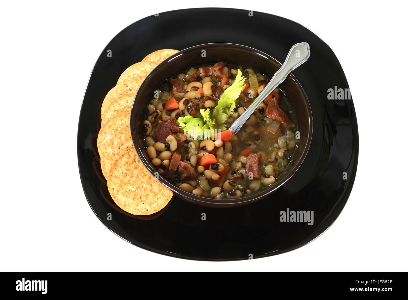 Amerikanischen Süden Tradition neue Jahre Tag Suppe Stockfoto