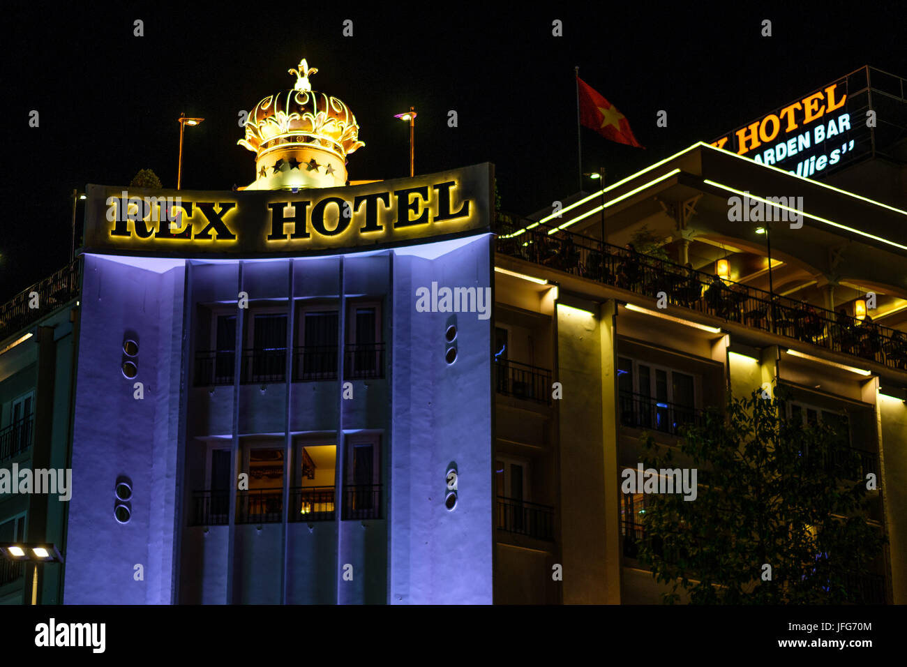 Rex Hotel Ho Chi Minh City, Vietnam, Asien Stockfoto