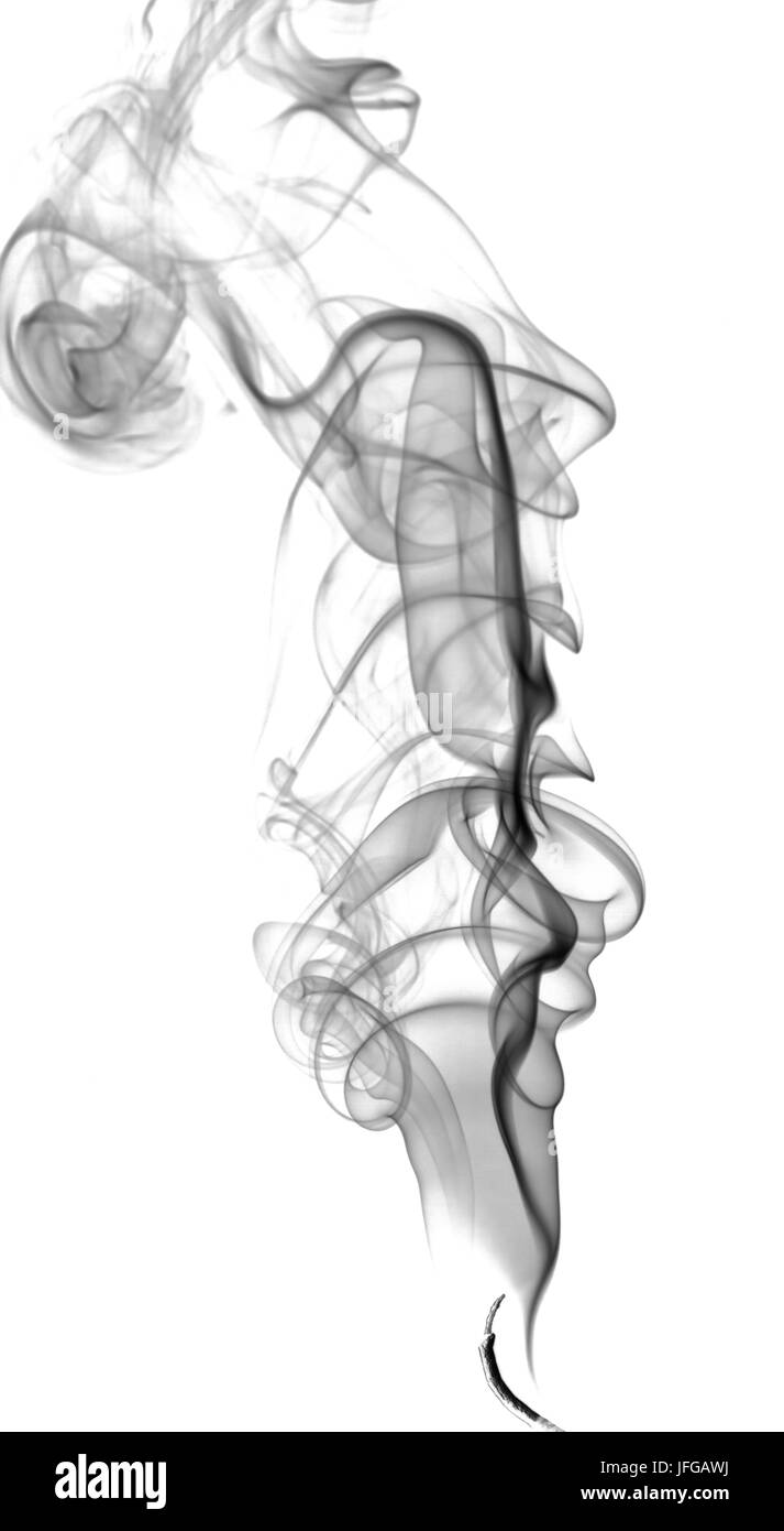 Abstrakte dunkler Rauch Stockfoto