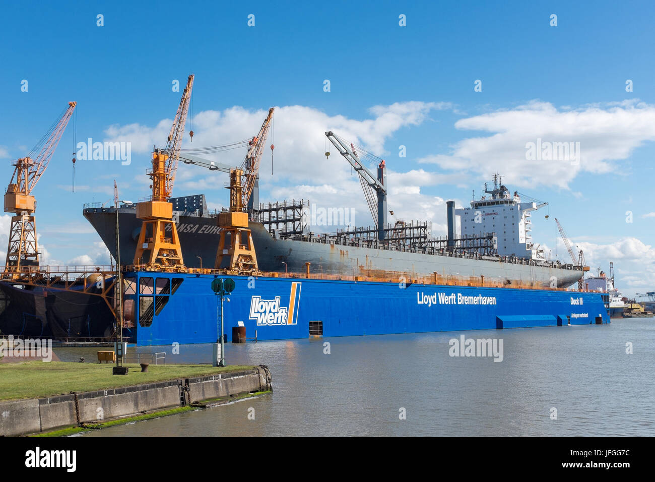 Schiff Hansa Europa Stockfoto