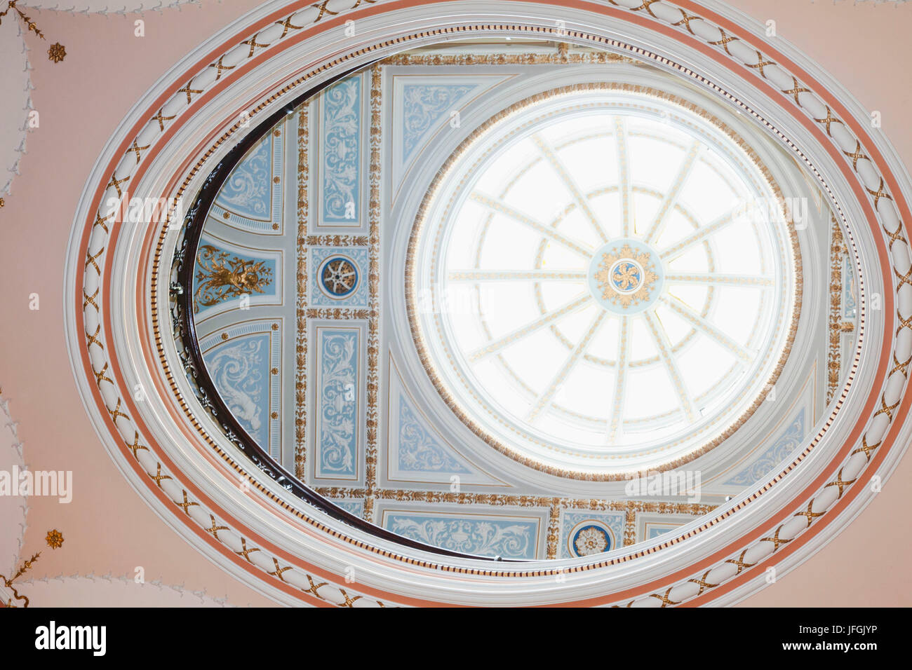 Schottland, Glasgow, George Square, Innenansicht des Glasgow City Chambers Gebäude Stockfoto