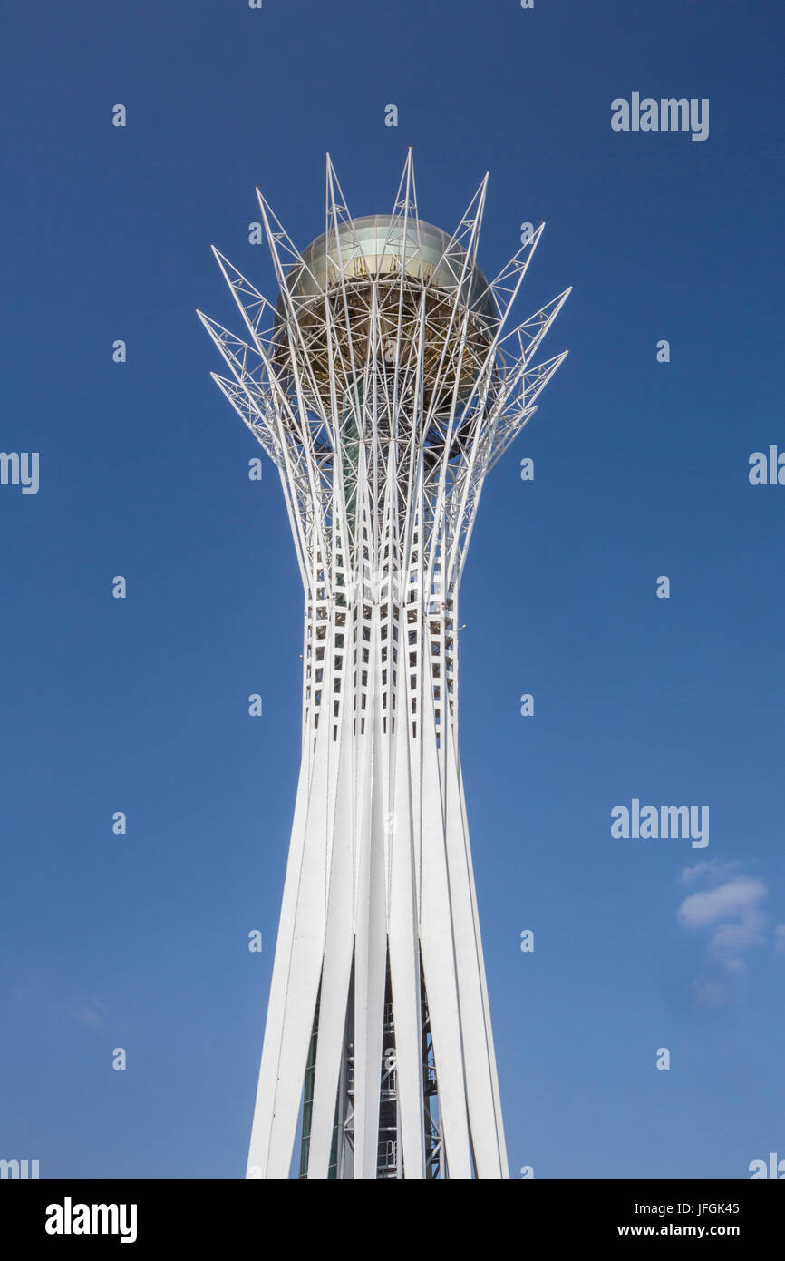 Kasachstan, Astana Stadt neue Administrative Stadt, Bayterek-Denkmal Stockfoto