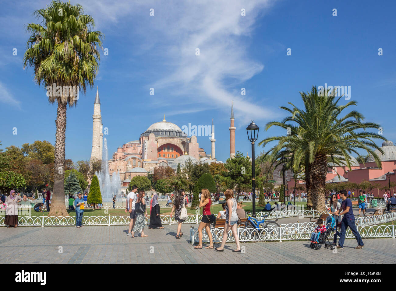 Türkei, Istanbul City, Hagia Sophia Kirche-museum Stockfoto