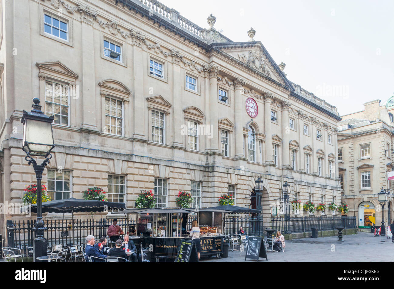 England, Somerset, Bristol, Altstadt, Mais Straße, Eingang zum Heiligen Nikolaus-Markt Stockfoto