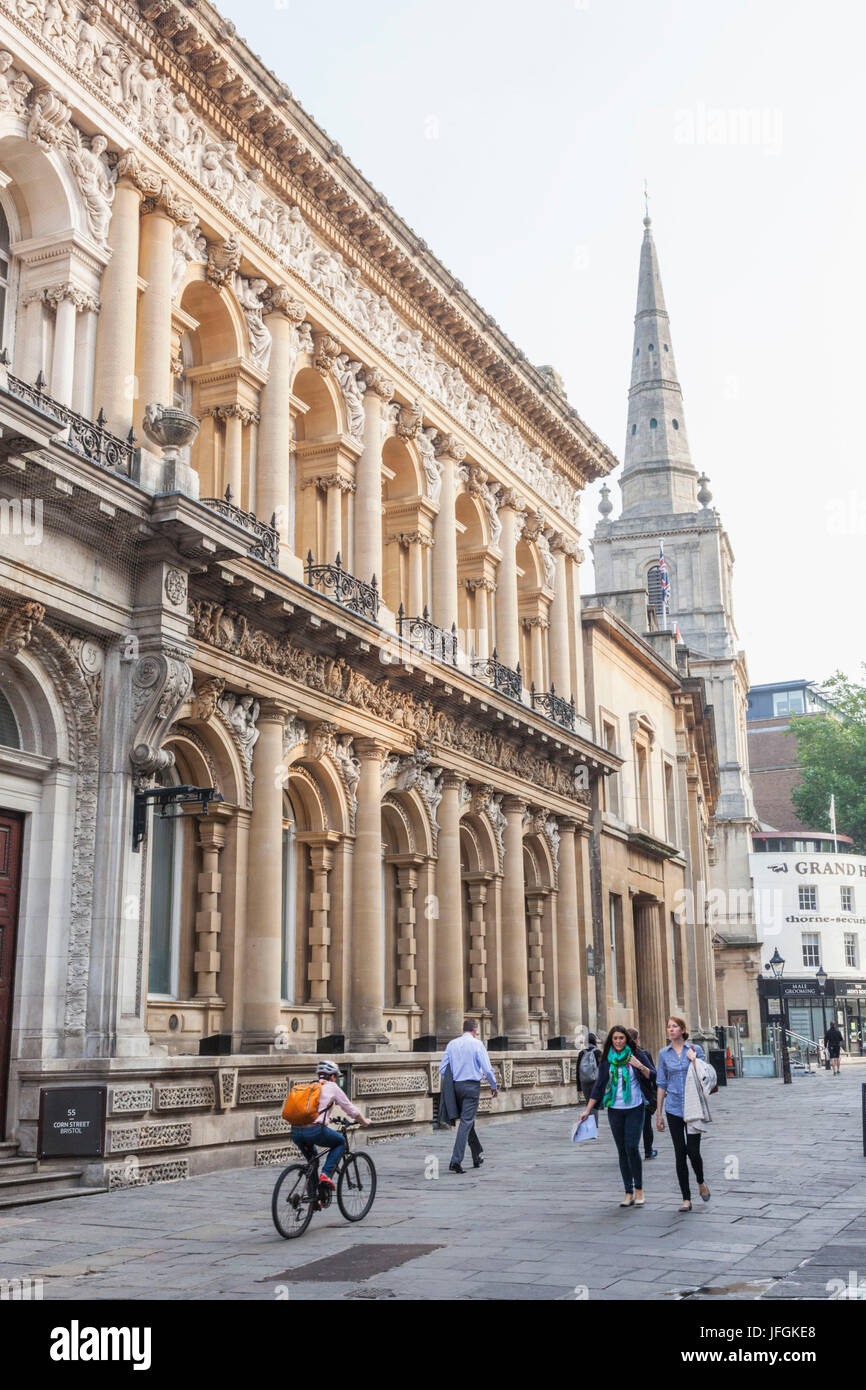 England, Somerset, Bristol, Altstadt, Mais Straße Stockfoto