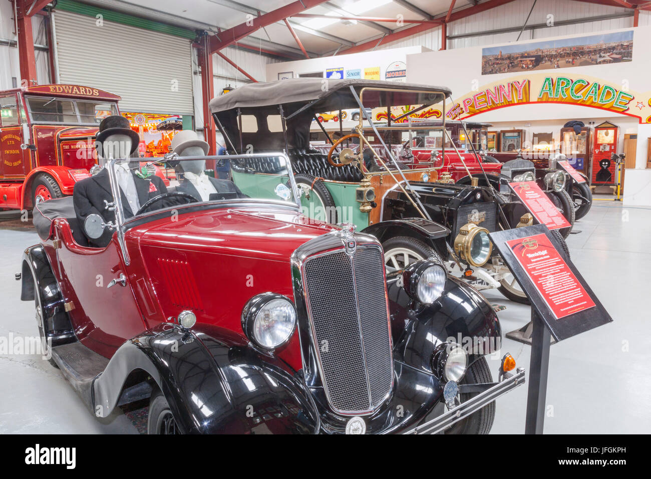 England, Yorkshire, Fiely, Scarborough Fair Collection, Oldtimer Stockfoto