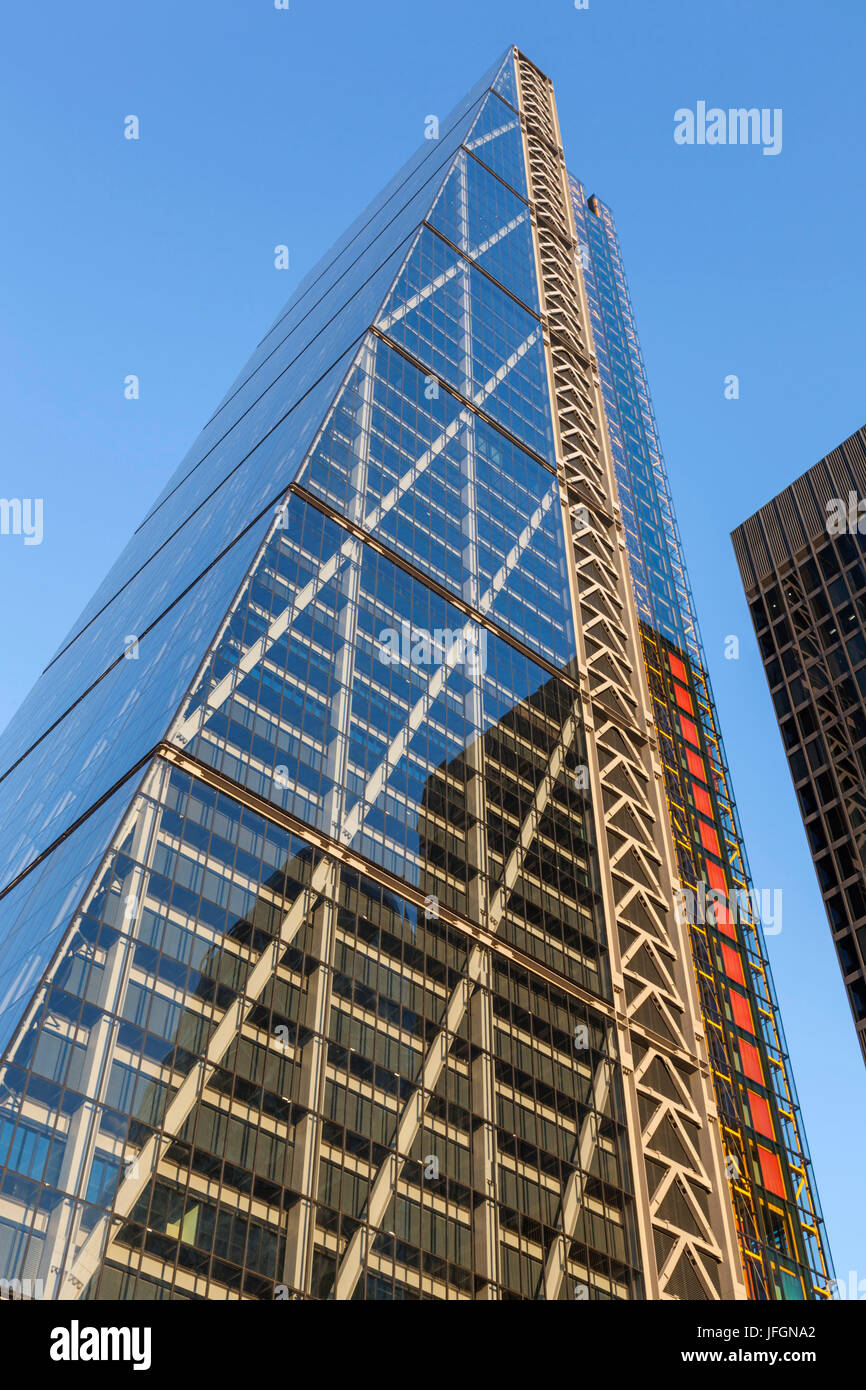 England, London, City of London, Leadenhall Gebäude aka The Cheesegrater, Architekt Richard Rogers Stockfoto