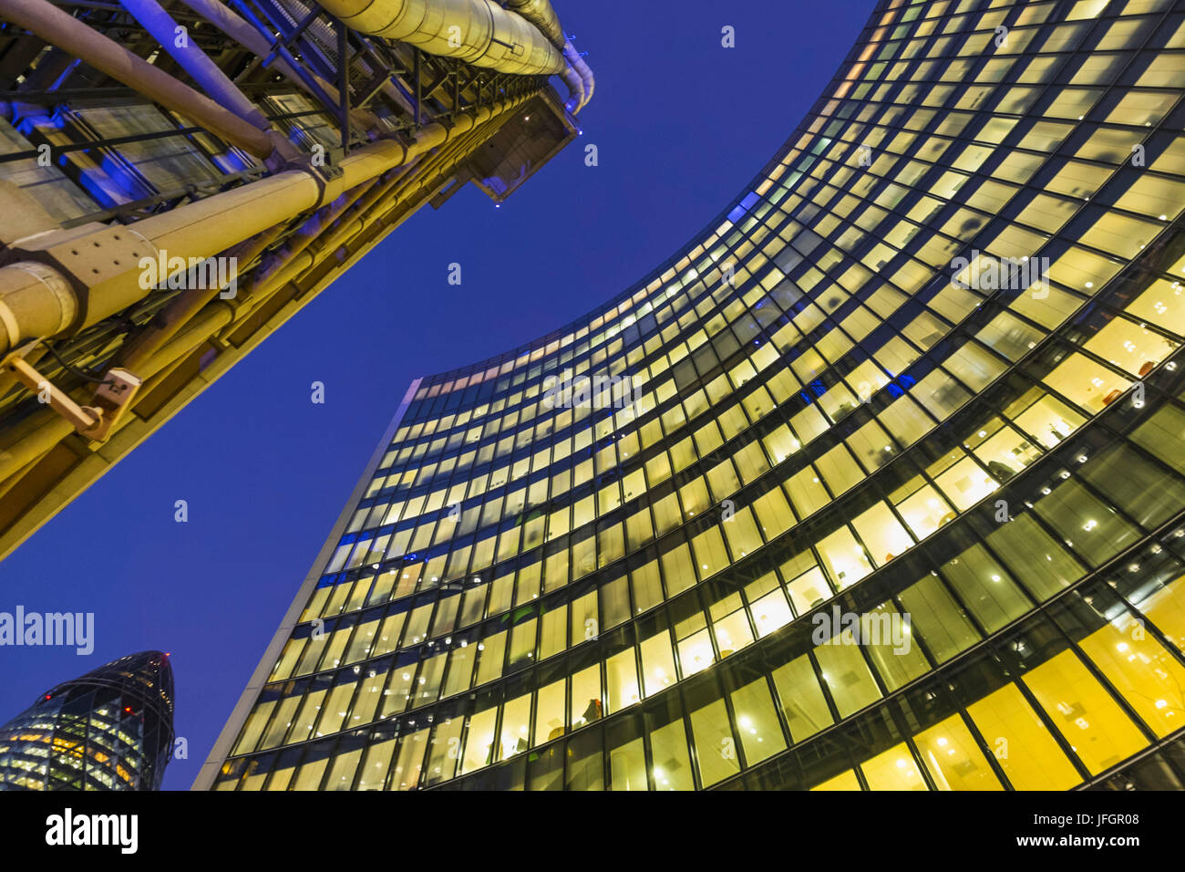 England, London, die Stadt, das Gebäude Willis Architekt Foster + Partners Stockfoto