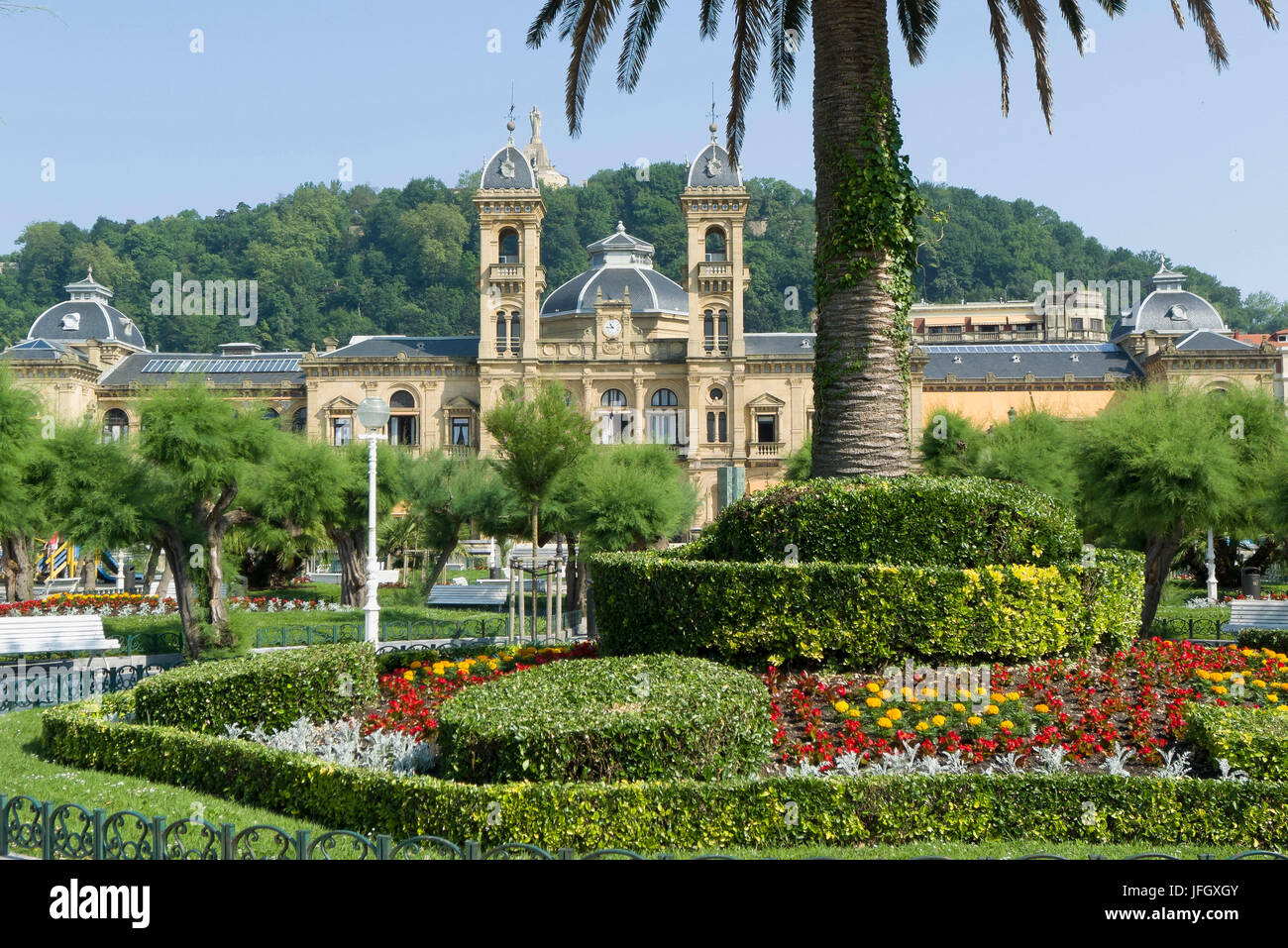 Rathaus, Donostia-San Sebastián, Gipuzkoa, die baskischen Provinzen, Spanien Stockfoto