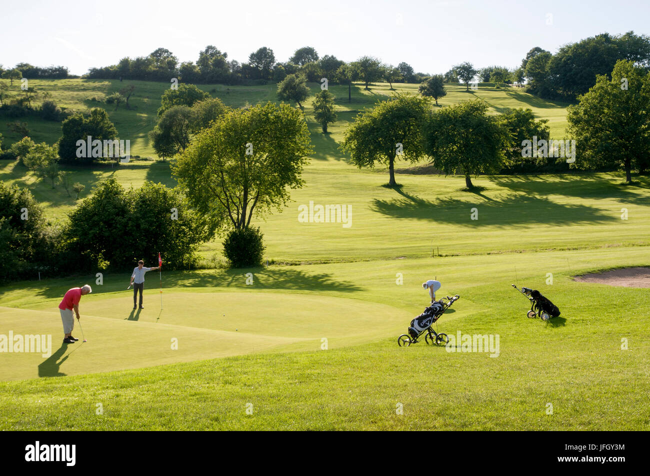 Golfplatz Eschenrod bei Schott, Vogelsberg, Hessen, Deutschland  Stockfotografie - Alamy