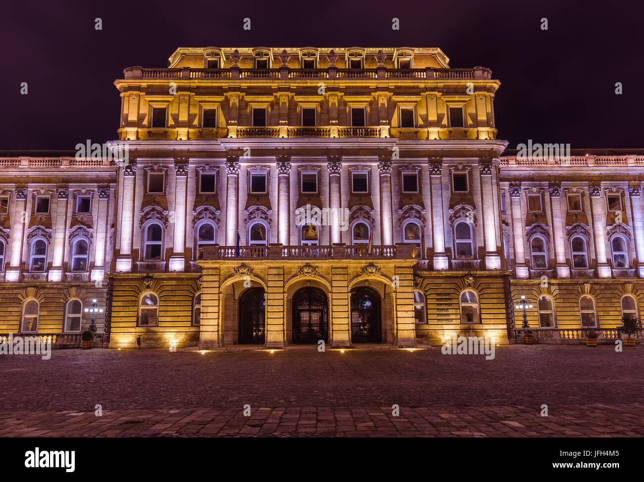 Royal Palace in Budapest Ungarn Stockfoto