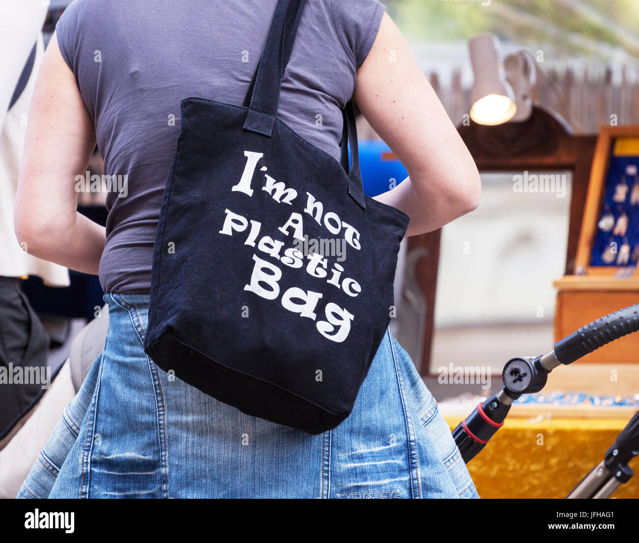 Kein Kunststoff Stockfoto