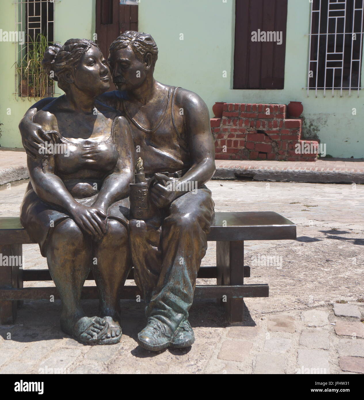 Plaza del Carmen, Camagüey, Kuba Stockfoto