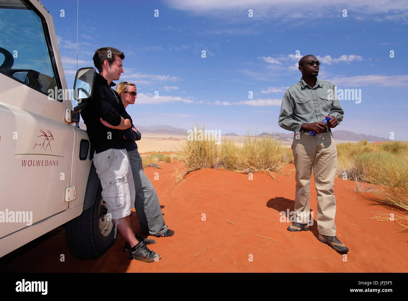 Afrika, Namibia, NamibRand Nature Reserve, Wolwedane safari Stockfoto