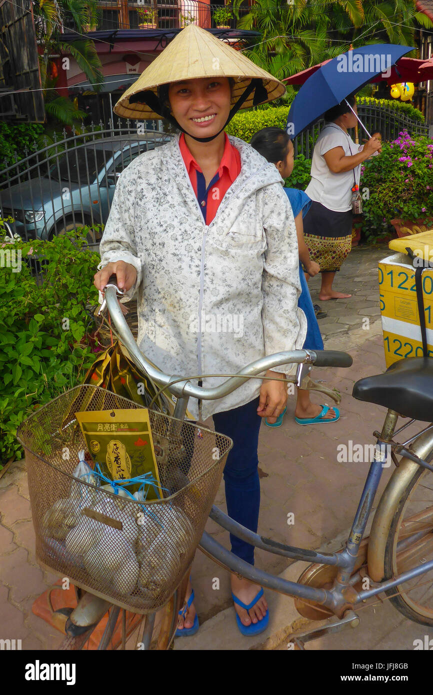 Asien, Laos, Binnenland, Süd-Ost-Asien, Indochina Halbinsel, Vientiane, Markt Stockfoto