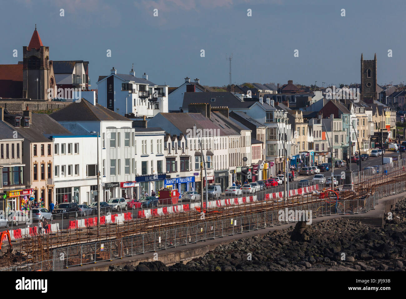 Großbritannien, Nordirland, County Londonderry, Portstewart, Wallgraben Stockfoto
