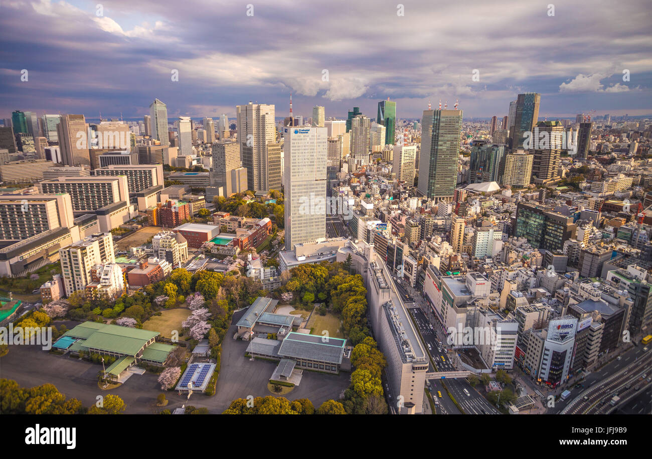 Japan, Tokyo City, Akasaka, Toranomon, Roppongi Hills Bereichen Stockfoto