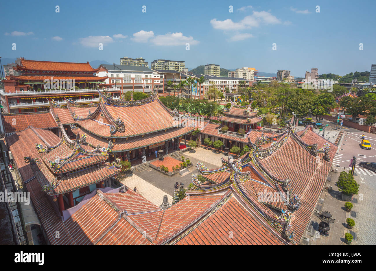 Taiwan, Taipeh, Bao-Tempel Stockfoto