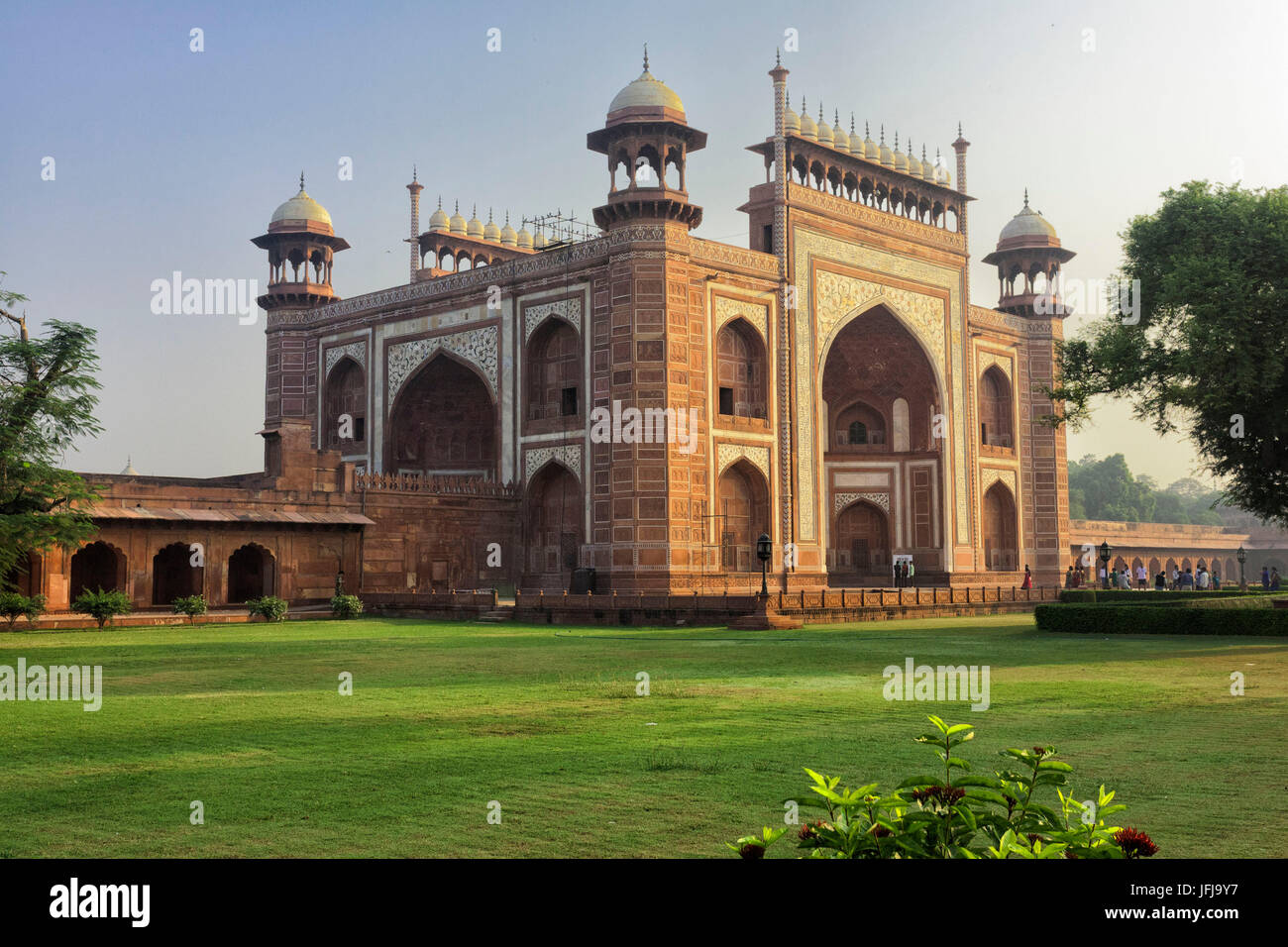 Asien, Indien, Agra, Taj Mahal Stockfoto