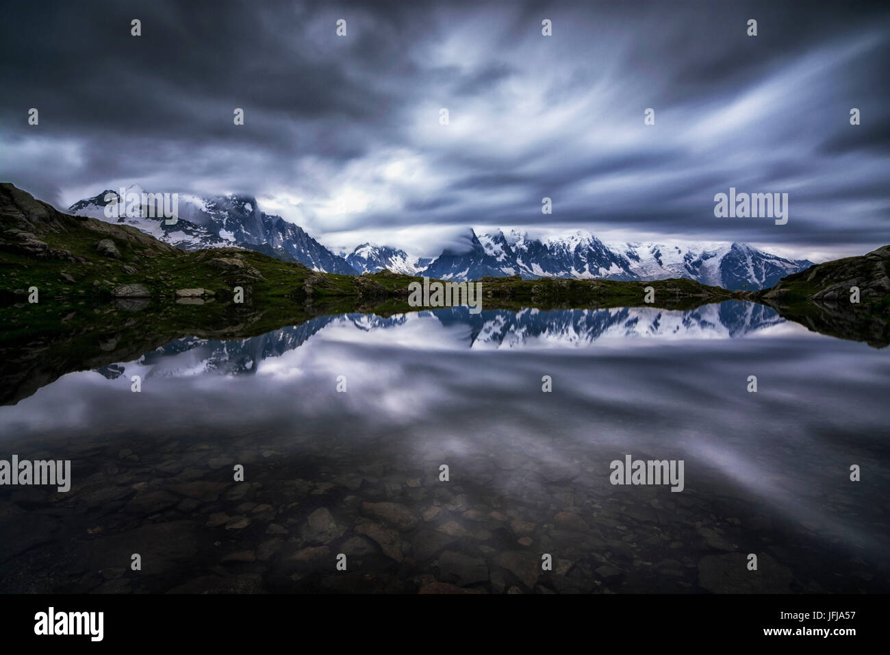 Lac de Cheserys - Chamonix, Frankreich Stockfoto