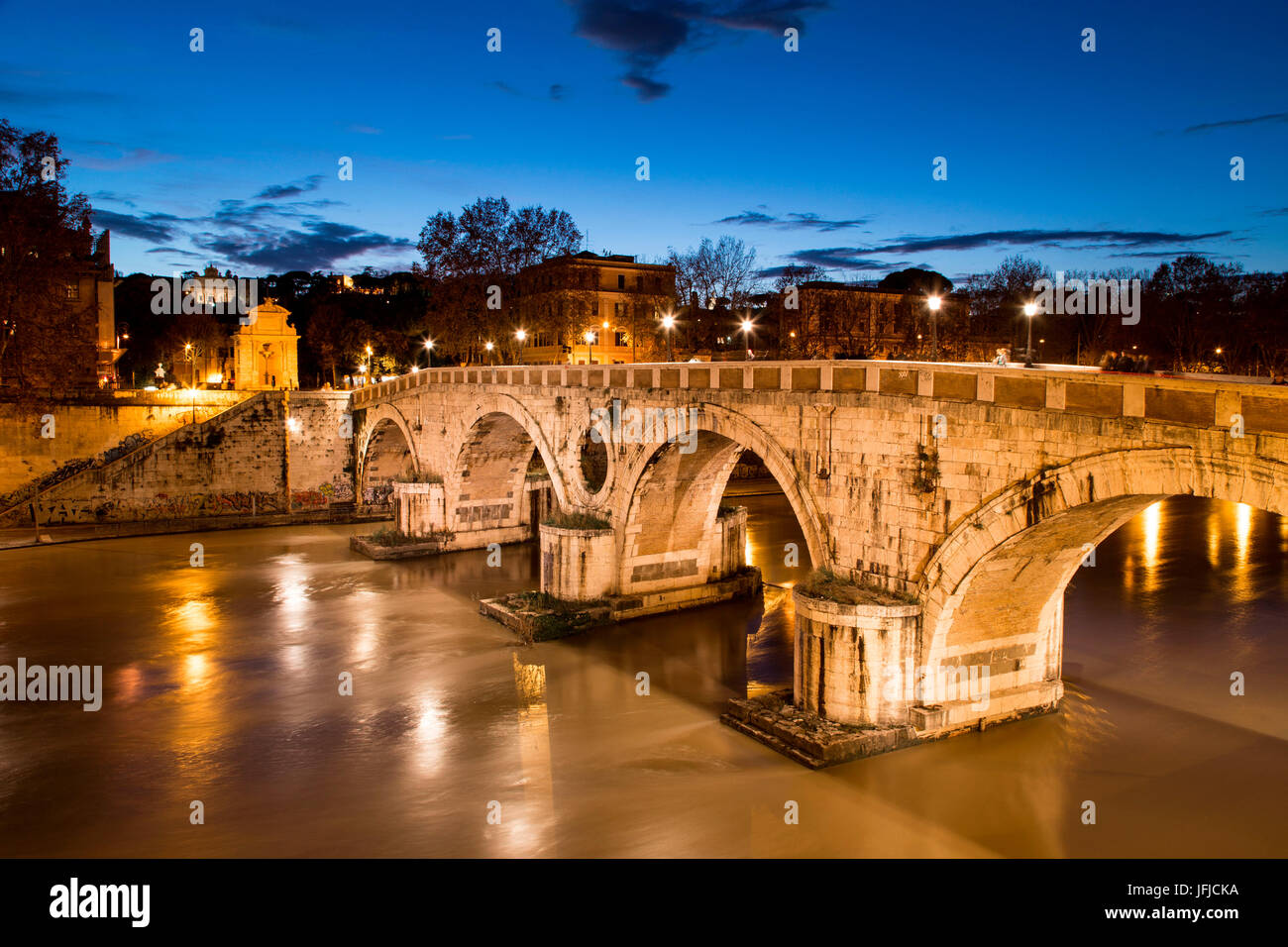 Europa, Italien, Latium, Rom, Ponte Sisto Stockfoto