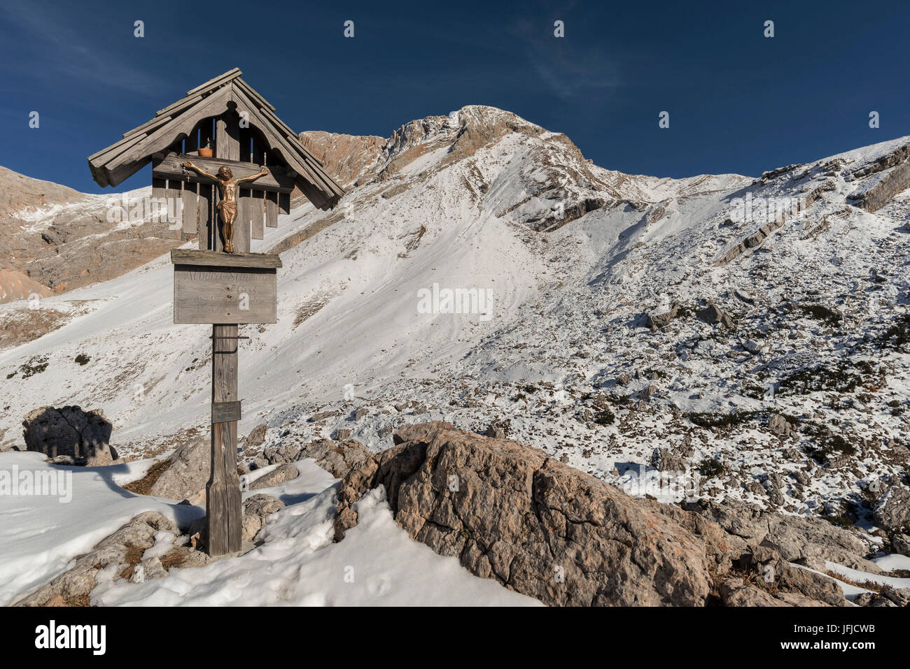 Fosses See, Naturpark Dolomiti d ' Ampezzo, Cortina d ' Ampezzo, Belluno, Region Venetien, Italien, Crosc del Grisc Stockfoto