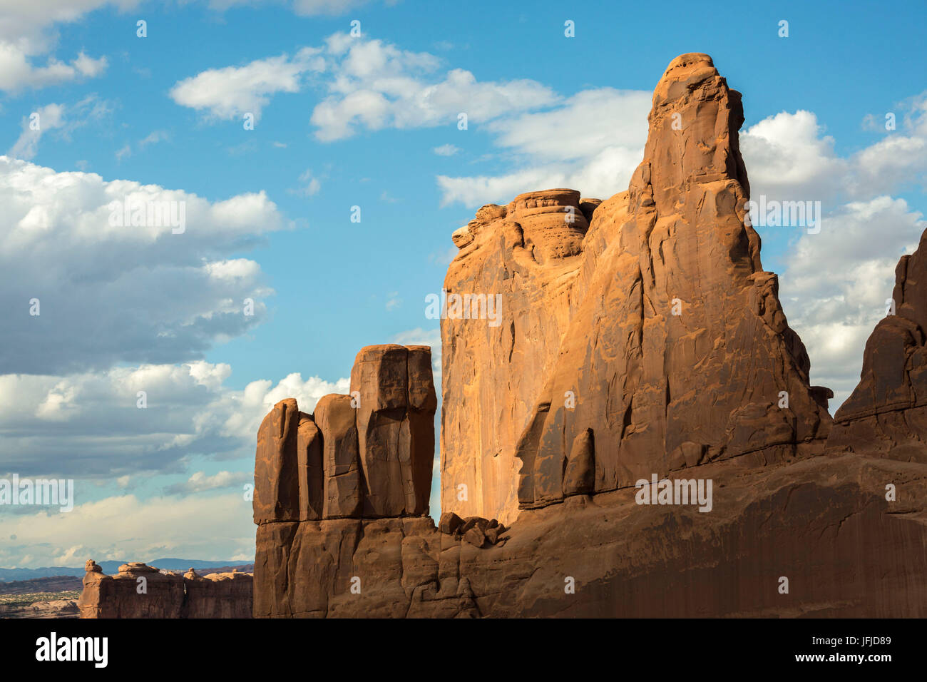 Park Avenue, Arches-Nationalpark, Moab, Grand County, Utah, USA, Stockfoto