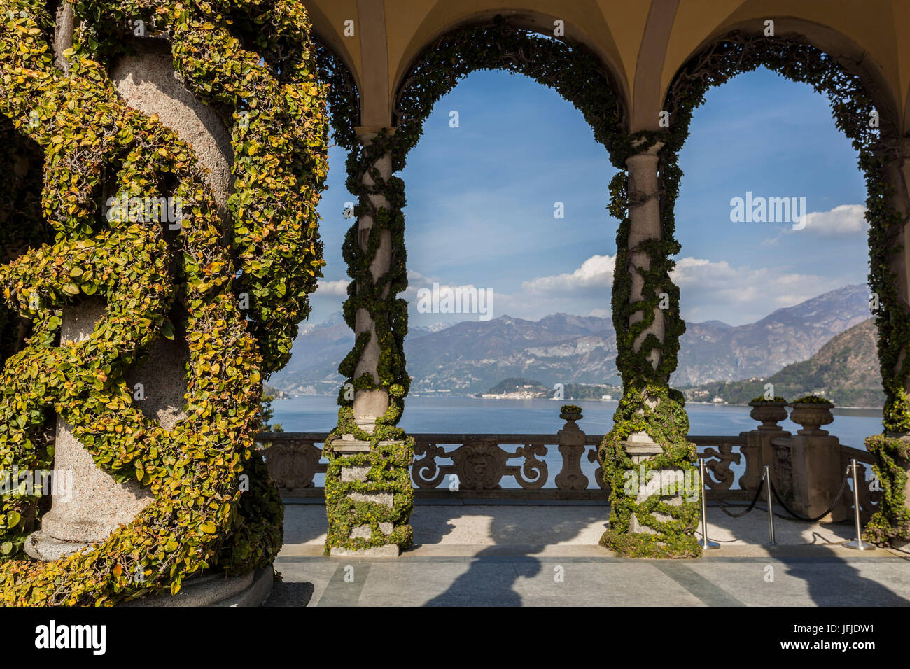 Italien, Lombardei, Comer See Bezirk, Comer See, Villa del Balbianello Stockfoto