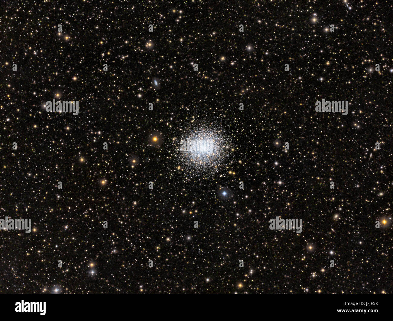 Messier 13 der große Kugelsternhaufen im Sternbild Herkules Stockfoto